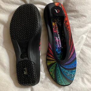 easy Walk Experience by Arcopedico, spiral rainbow color, size 39,